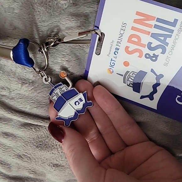 IGT & Princess Cruise Casino Spin & Sail Slot Championship Contestant Lanyard - Picture 4 of 8